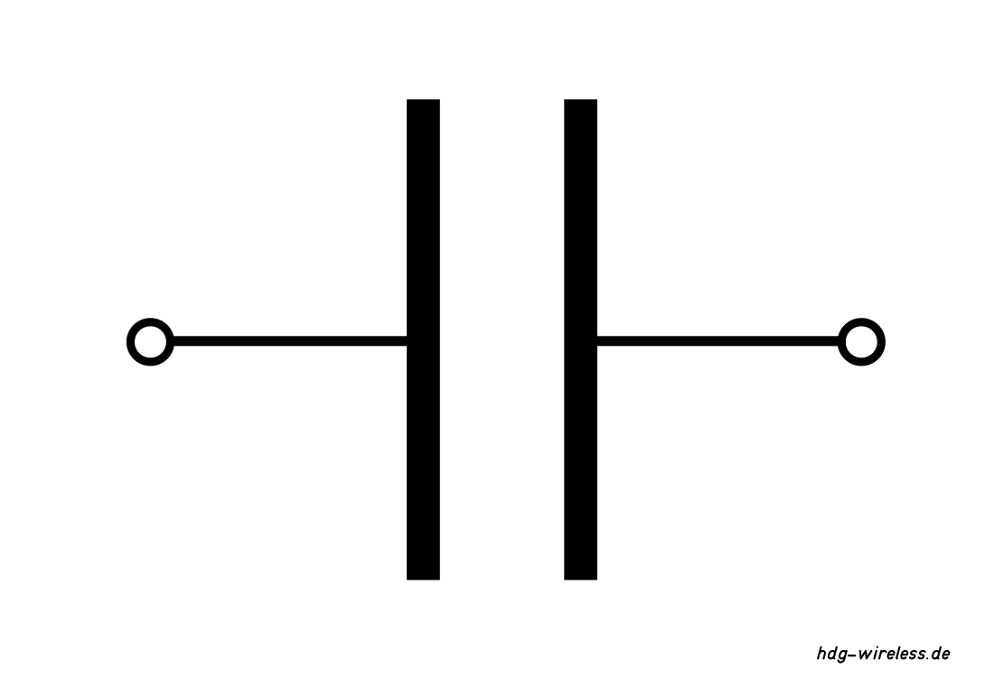 Kondensator - Symbol