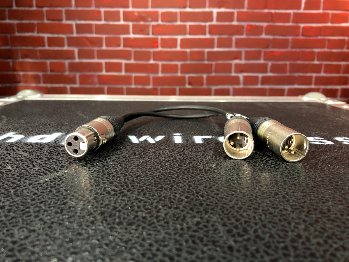XLR3f-XLR3m/m – Y-Adapterkabel