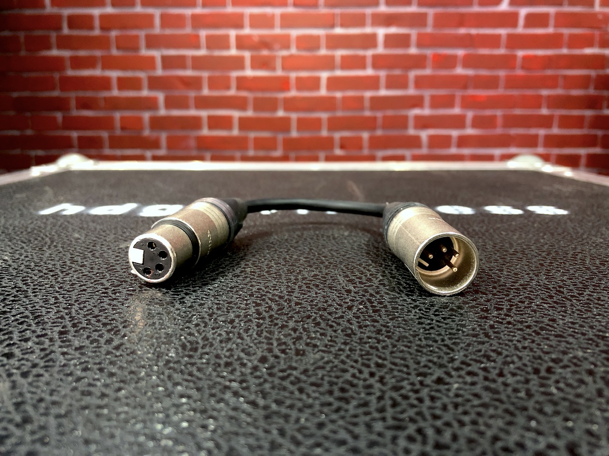 hdg-wireless  XLR4m-XLR4f-Dämpfungsglied [Mic: –10dB]
