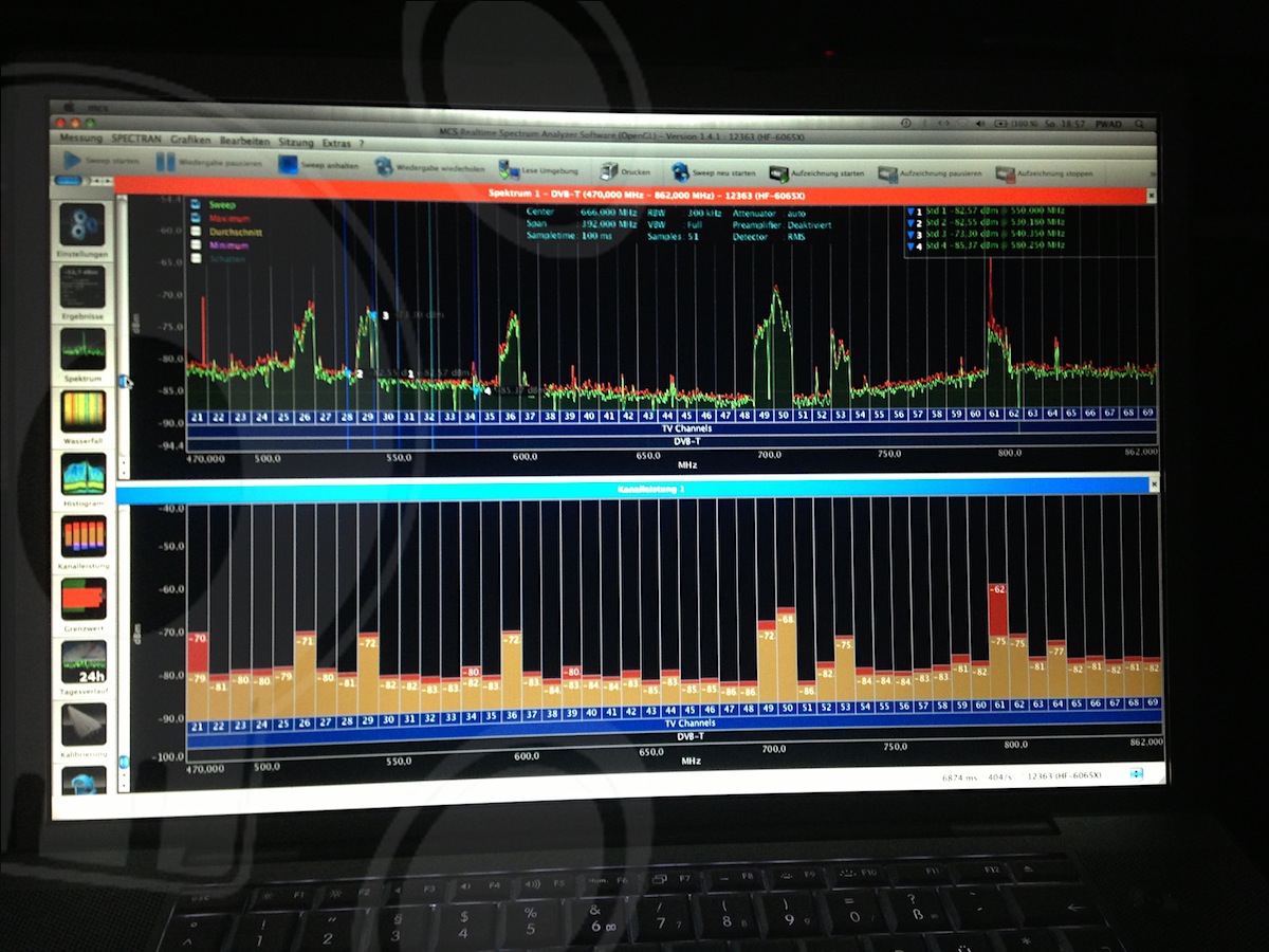 Frequenzmanagement & -monitoring, Rental HF-Technik | Sennheiser, Shure, Motorola, DPA, Neumann | Mikrofon & In-Ear-Monitoring | Konzert, Touring, TV-Broadcast, Film | hdg-wireless | professional wireless management & monitoring
 | Pic:21