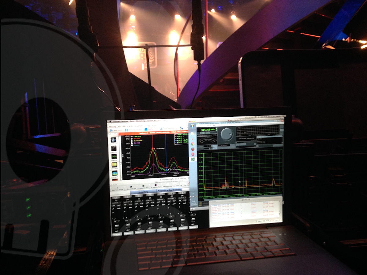 Frequenzmanagement & -monitoring, Rental HF-Technik | Sennheiser, Shure, Motorola, DPA, Neumann | Mikrofon & In-Ear-Monitoring | Konzert, Touring, TV-Broadcast, Film | hdg-wireless | professional wireless management & monitoring
 | Pic:25