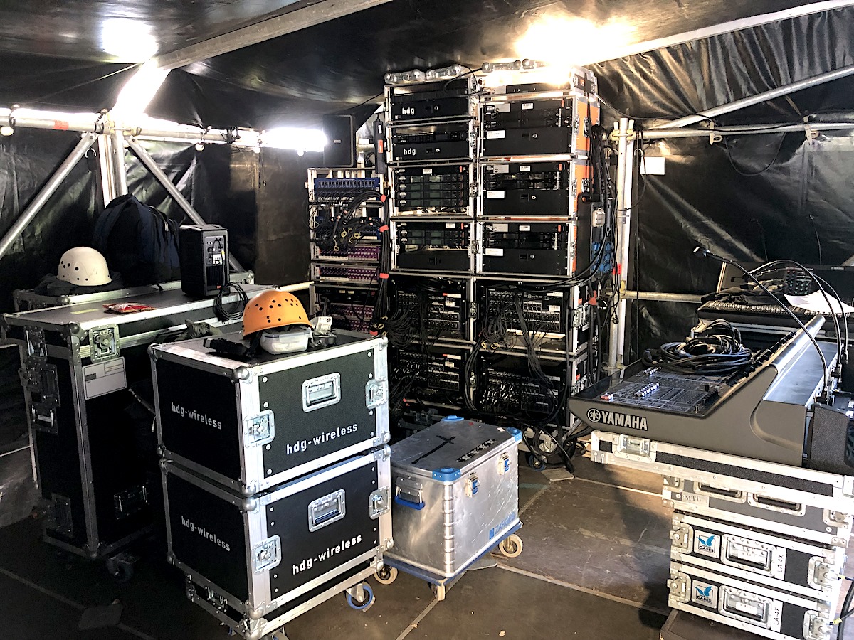Frequenzmanagement & -monitoring, Rental HF-Technik | Sennheiser, Shure, Motorola, DPA, Neumann | Mikrofon & In-Ear-Monitoring | Konzert, Touring, TV-Broadcast, Film | hdg-wireless | professional wireless management & monitoring
 | Pic:31